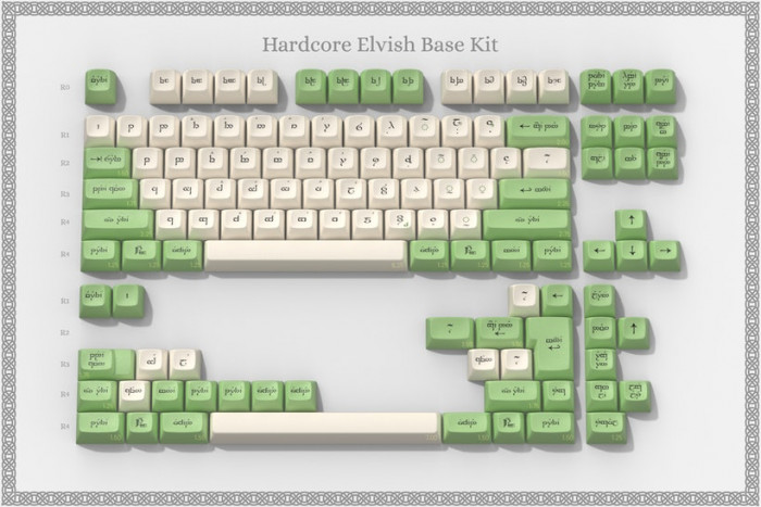 Keycaps im Herr-der-Ringe-Stil (Bild: Drop/Matt3o)